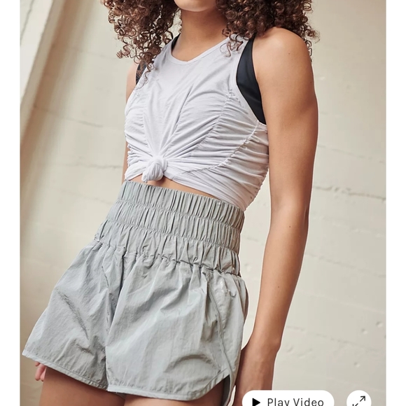 FP Movement by Free People Pants - FP Movement by Free People Gray Athletic Shorts